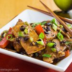 Homestyle Tofu with Shiitake Mushrooms and Black Bean Sauce