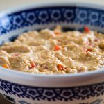 Pimento Cheese Hummus in a bowl