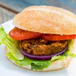 African-Inspired Sweet Potato Black Bean Burgers